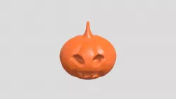 3D Pumpkin Monster