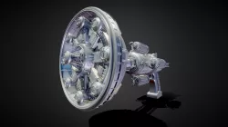 3D Sci-Fi Ray Gun Blaster - High Poly