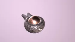 3D Spaceship Test Render
