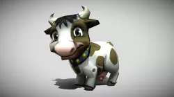 3DRT - Chibii animals - Cows