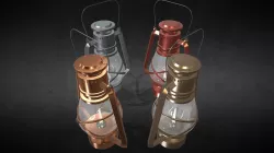 4 Colors Lanterns PBR