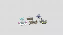 5 Models Of Ricks Spaceship