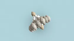 7-Directional Space-Filling Array