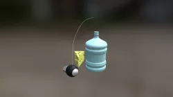 7-Garrafón, Cenicero, Queso y yoyo (Boolean)