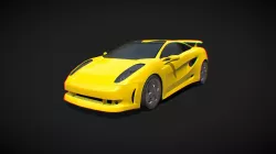 '95 Italdesign Cala - Low poly model