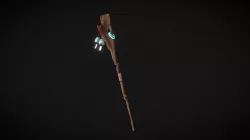 A driftwood staff