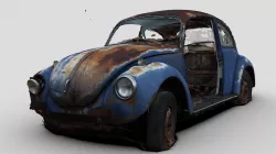 Abandoned Beetle (Raw Scan)