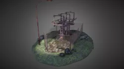 Abandoned distribution station