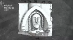 Abbeyknockmoy - Carved Head - John the Baptist