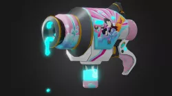 Acid Gun D.Va Skin fanart