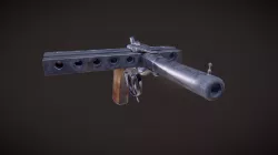 Aged Harmonica Pistol