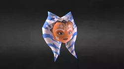 Ahsoka Head - handpainted -