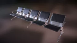 Airport Row Of Chairs