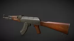 AK - 47 Lowpoly 3D model