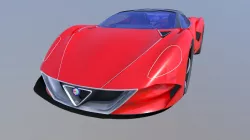 Alfa Concept Tipo 33 Stradale - Gravity Sketch