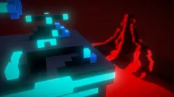 Alien Base On Burny Planet