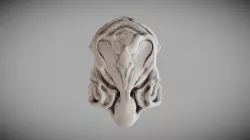 Alien Head Statue
