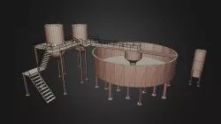 Реактор сульфатов и осветлитель рассола
