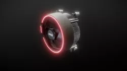 AMD Ryzen CPU Cooler - Low Poly