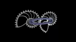 Animated nautilus gears