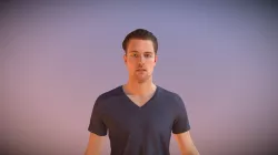 Animated Sports Man - A-pose - Vince