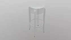 Anime Barstool Transparent - 106106
