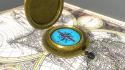 Antique compass
