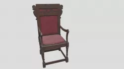 Antique Western Wooden Chair