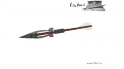 Arrow to crossbow