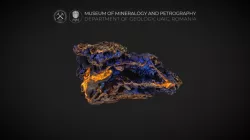 Azurite and Malachite on limonite matrix