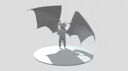 Baby Demon 3D print model
