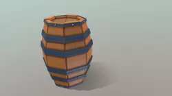 Barrel Low-poly