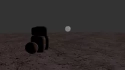 Barrels in the moonlight