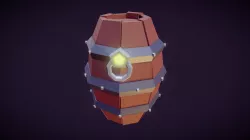 Barril Lowpoly