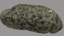 Basalt with augite crystals, Spain