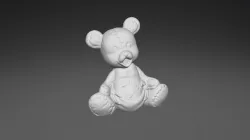 Bear plaster cast