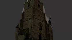 Bell Tower West and North Elevation (Wide-Shot)