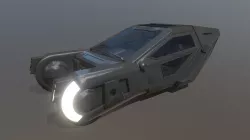 Blade Runner, K's Spinner (Week 5 WIP)