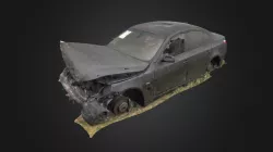 BMW 535i Front Accident