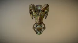Brass Ram Door Knocker