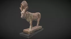 Bronze figurine of an Apis bull