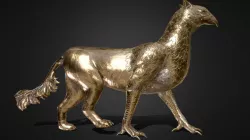 Bronze Gryphon - Walk Cycle