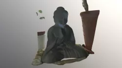 Buddha statue scan test