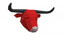 Bull head-mask