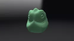 Cabeça de Lagarto Humaniode (sem textura)