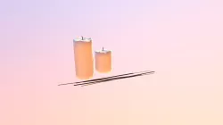 Candle and incense sticks
