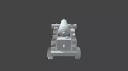 Cannon High Poly