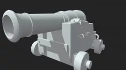 Cannon Highpoly