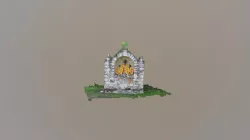 Capilla a la orilla del camino a laguna Yalahau.