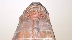 Capital carving, Lanercost church, Cumbria, UK